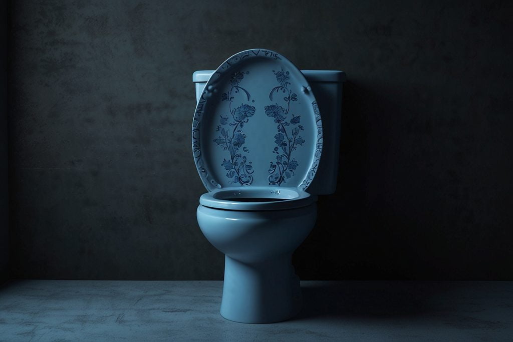 Why Would a Toilet Seat Turn Blue