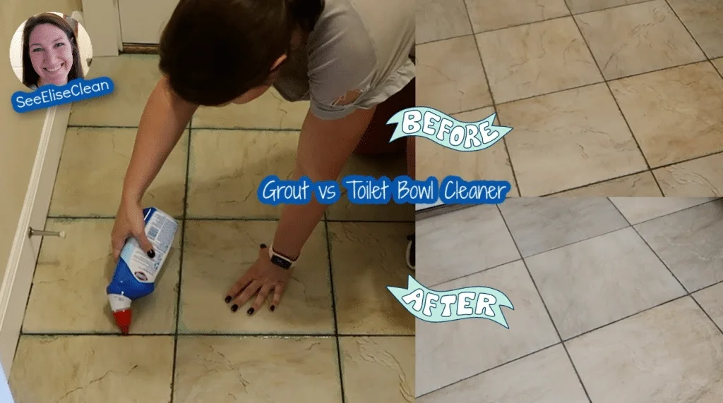 Does Toilet Bowl Cleaner Clean Grout