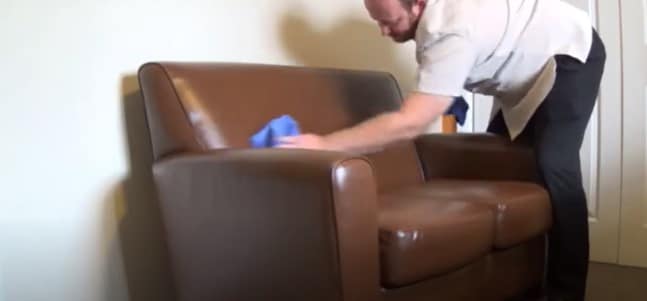 vinyl couch