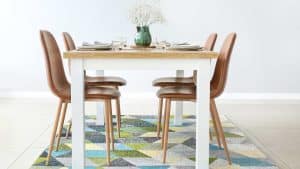 How to Keep Carpet under Dining Table Clean