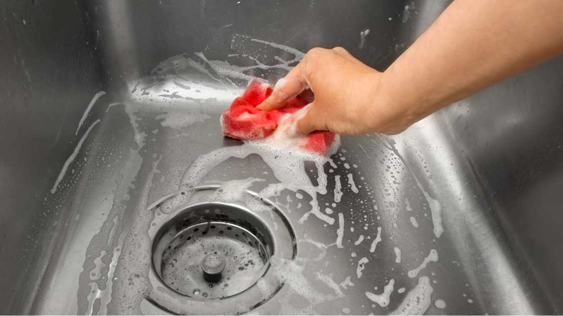 Clean a Stained Sink