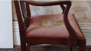 How to Clean Needlepoint Chair Seats