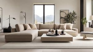 Minimalist Living Room Cleaning