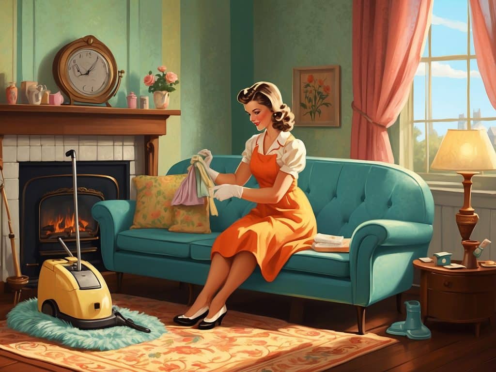 Living Room Cleaning Routine
