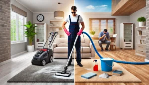 Professional carpet cleaning vs DIY