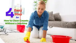 How to Clean Carpets Without a Machine