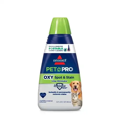 BISSELL PET PRO OXY Spot & Stain Formula, 32 oz Powerful Carpet Cleaner